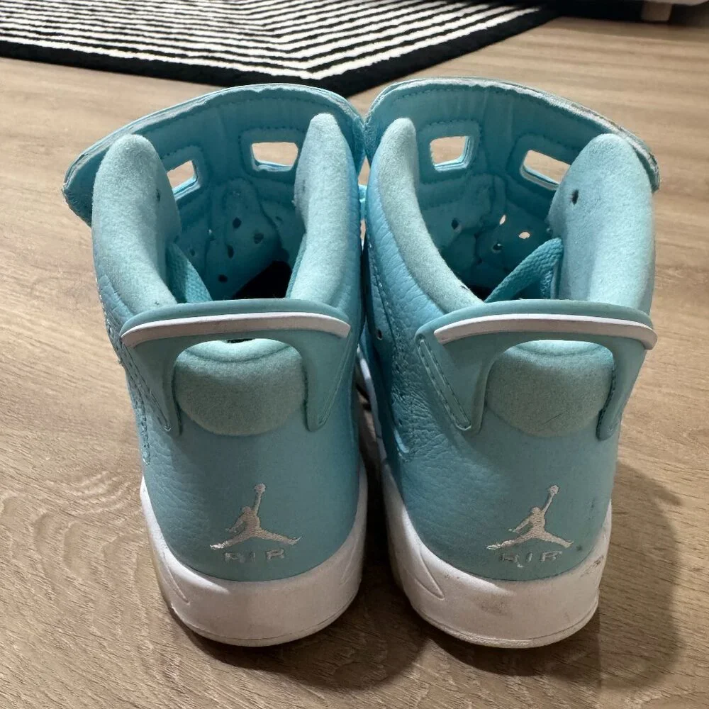 Air Jordan 6 GS “Still Blue” Sneakers | Youth 4Y (Women’s 5.5 / Men’s 4) - Picture 4 of 8